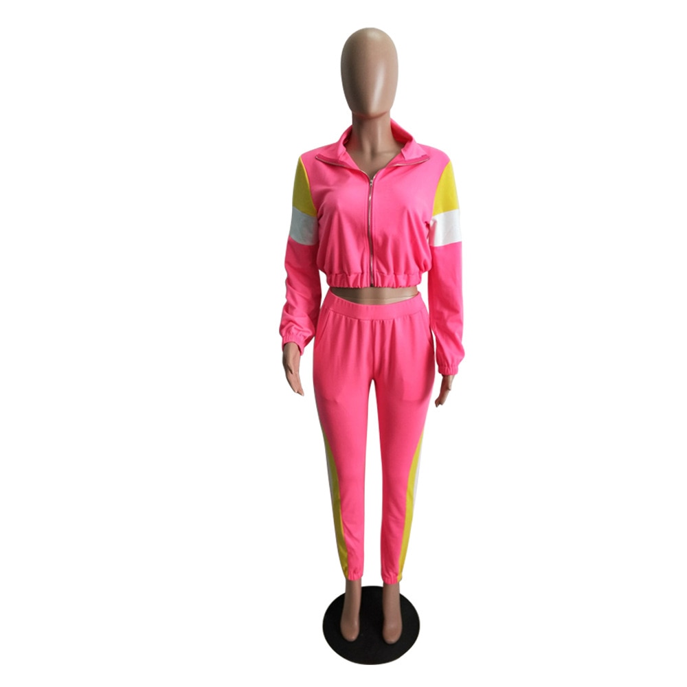 Plus Size Two Piece Set Women Tracksuit Top and Pant Sweatsuit