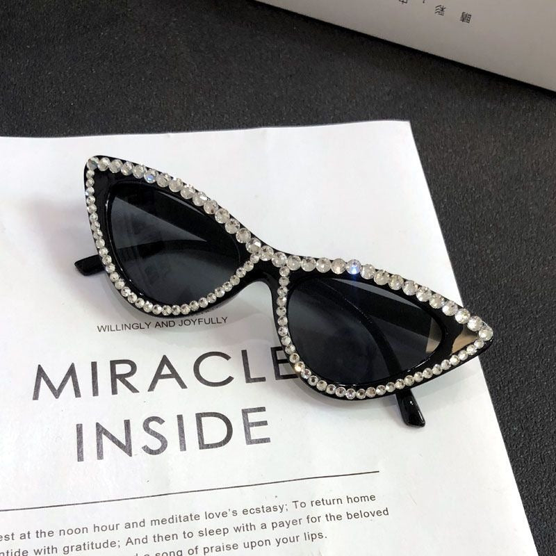 Triangle Hip Hop Cat Eye Mirror Trend Photography Sunglasses