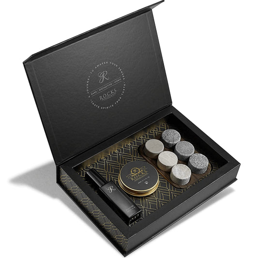 The Gentleman's Essentials - Whiskey Stones & Grooming Kit Gift Set