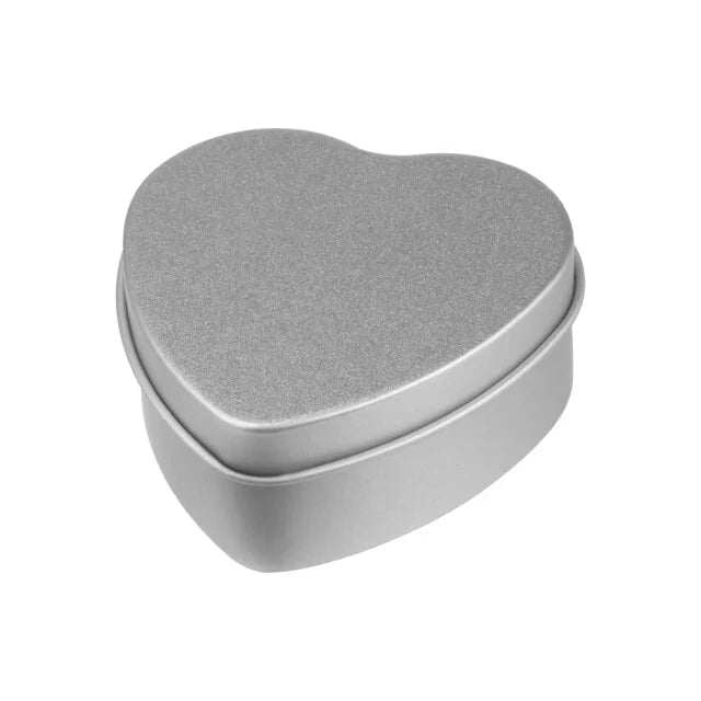 2PCS Heart Shape Metal Storage Box