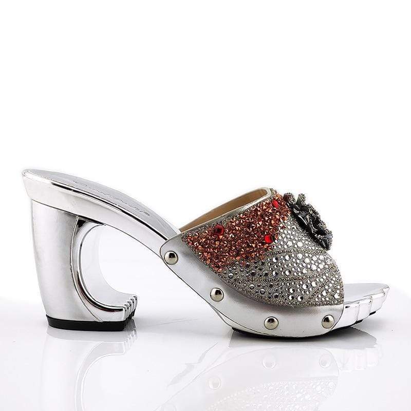 Casual sandals with small bag, high quality rhinestone bag, fashion sandal suit